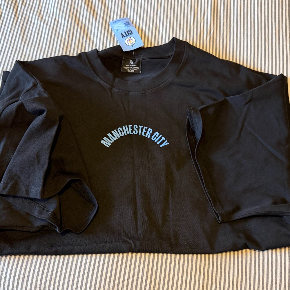 3XL Mens Manchester City x Peace Collective Tshirt